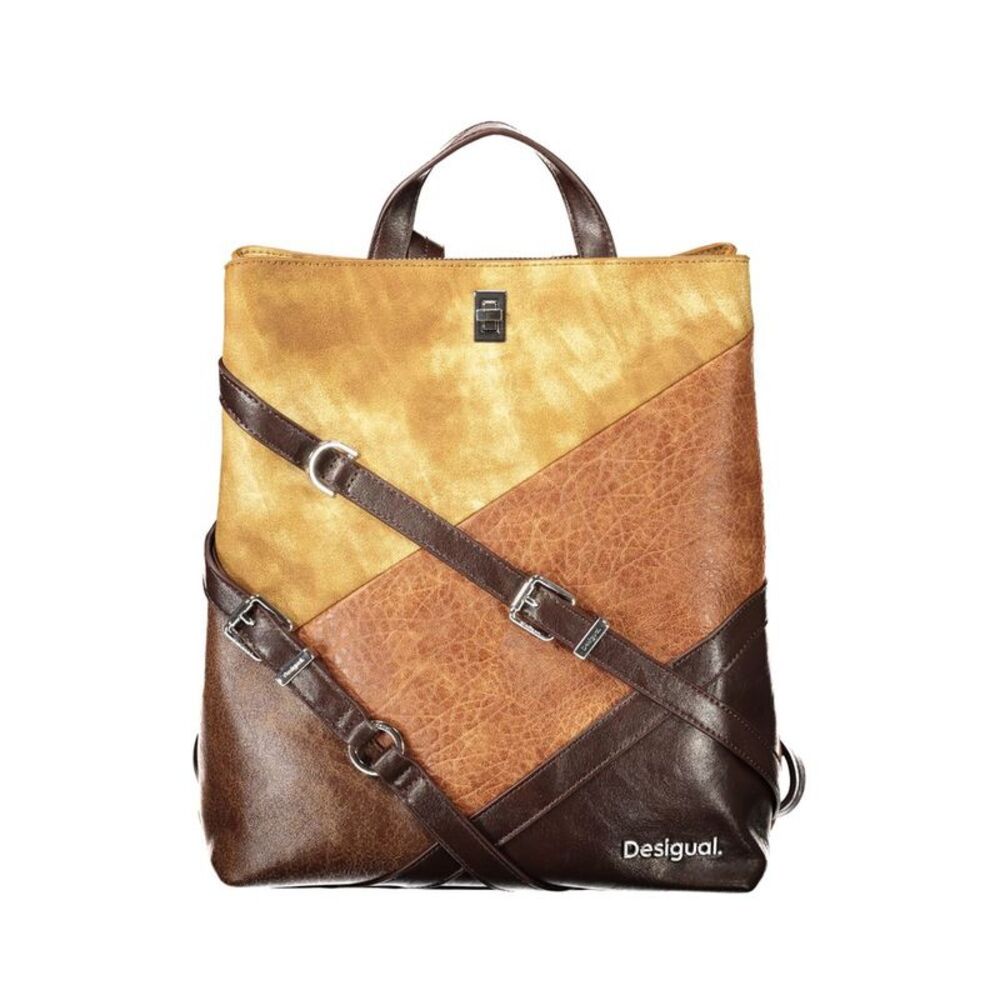 Desigual Brown Polyurethane Women's Women's Backpack